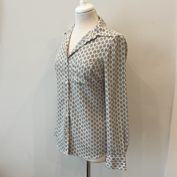Merona Gray & White Button Down Dress Shirt - XS - Picture 4 of 9